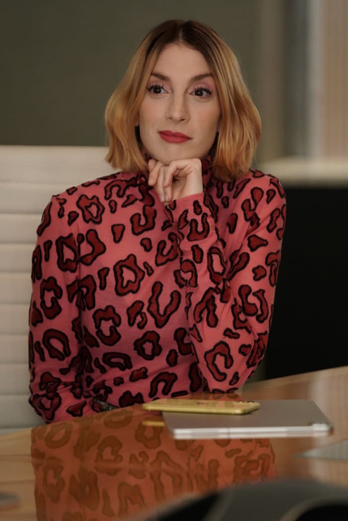 "I don't dress like Lauren. Her wardrobe this season is very bright this season," says Bernard.