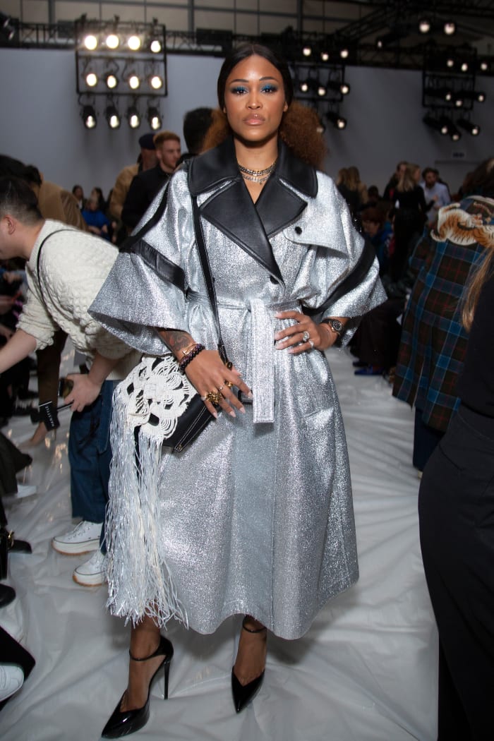 Eve attends 'JW Anderson' fashion show during London Fashion Week February 2020