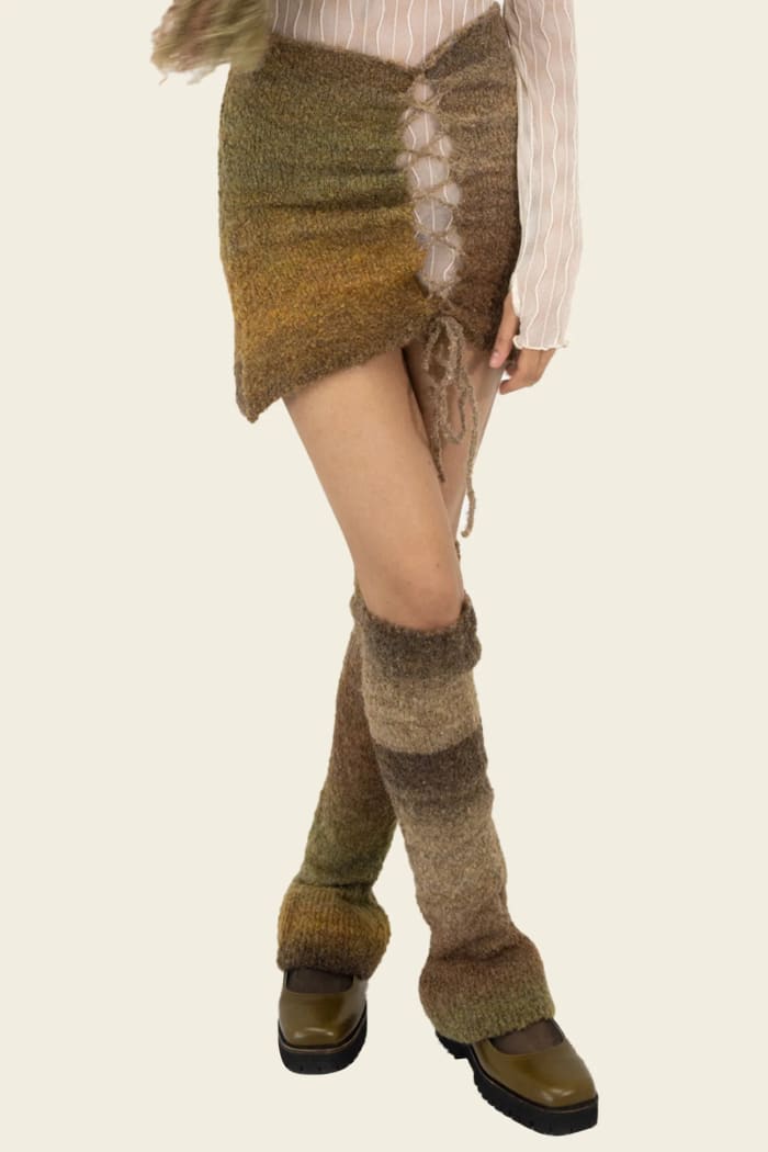 dusty knit leg warmers findmenow