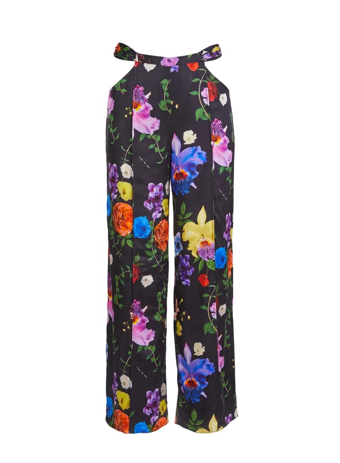 enchanted-garden-black-cutout-floral-pants-fleur de mal