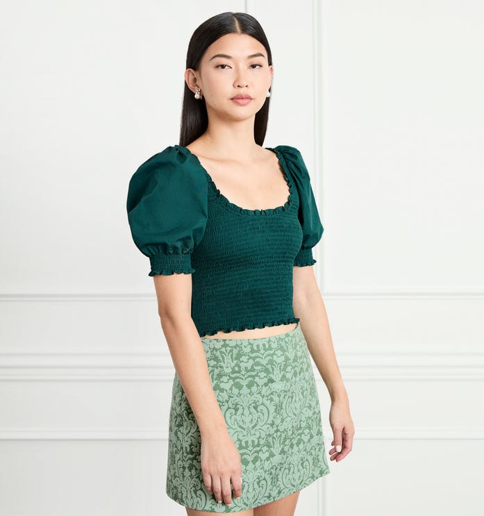 Hill House Home Aiko Nap Top in Botanical Garden Cotton, $75, available here (sizes XS-XXL).