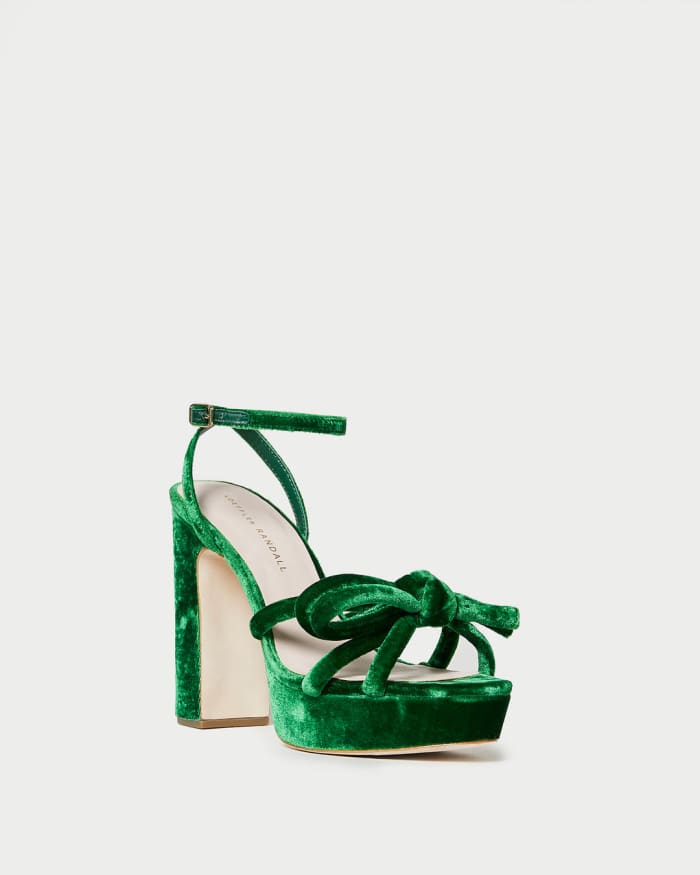 Loeffler Randall Melany Spruce Platform Bow Heel, $450