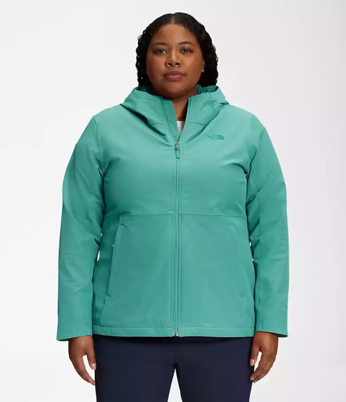 The North Face Women’s Plus Shelbe Raschel Hoodie.