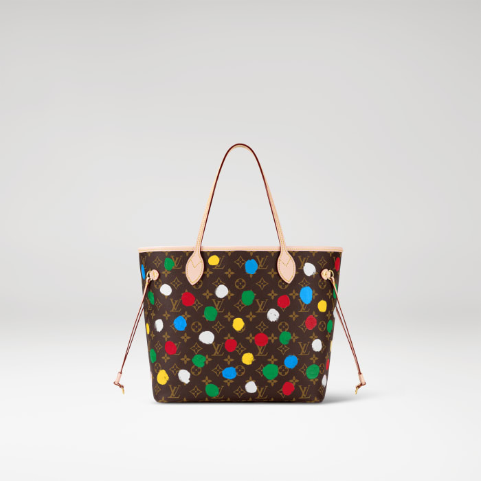 Louis Vuitton x Yayoi Kusama Neverfull MM in Monogram canvas with Painted Dots print
