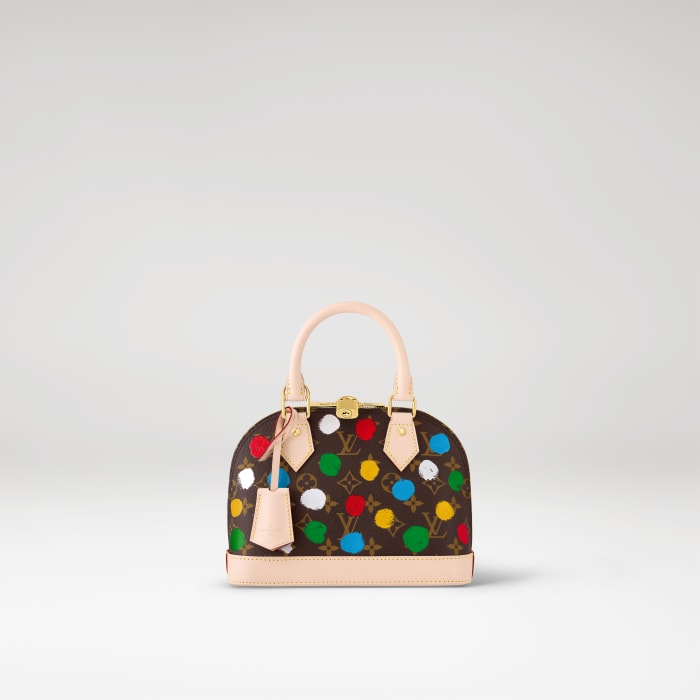 Louis Vuitton x Yayoi Kusama Alma BB in Monogram canvas with Painted Dots print