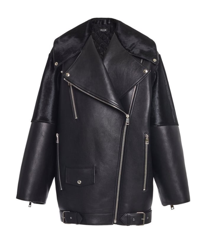 leather jacket del core
