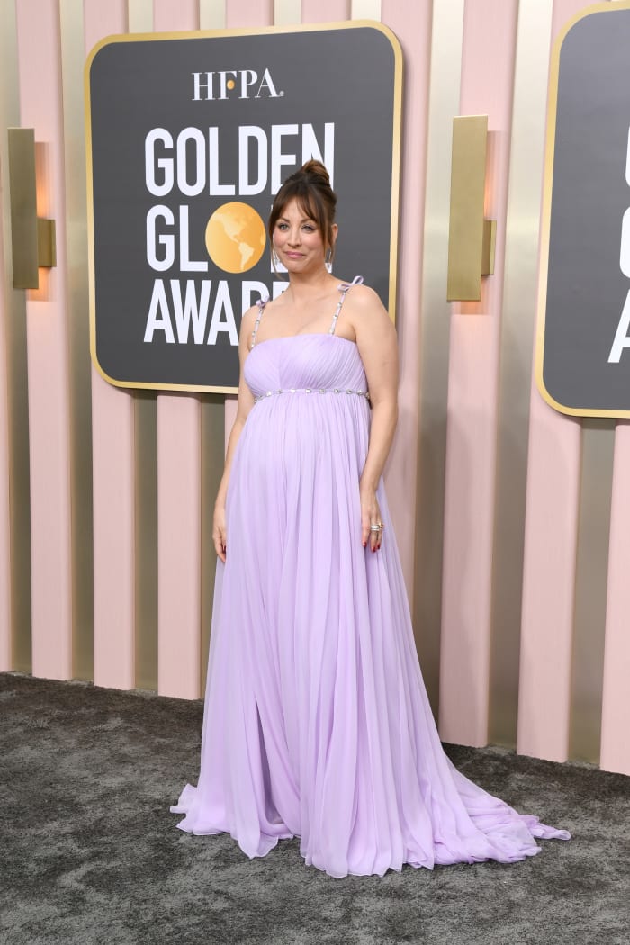 Purple Is the Trending Color on the 2023 Golden Globes Red Carpet