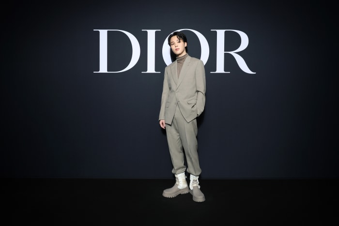 Dior Men Fall 2023 Show Paris Fashion Week Jimin