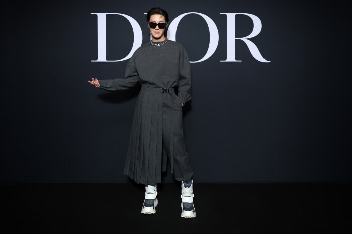 Dior Men Show Fall 2023 Paris Fashion Week J-Hope