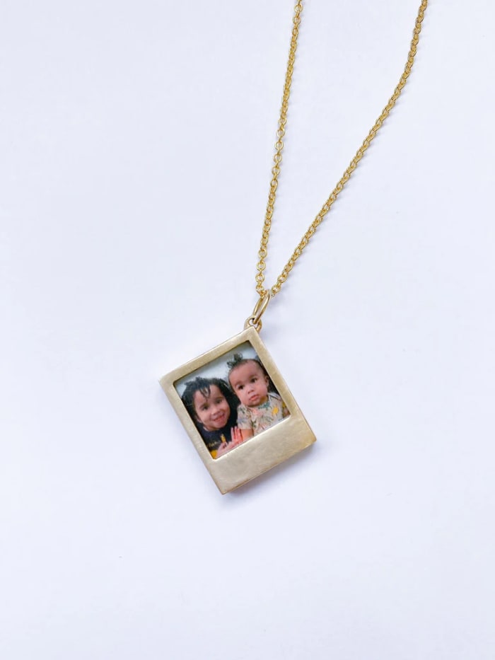 lauren newton polaroid necklace