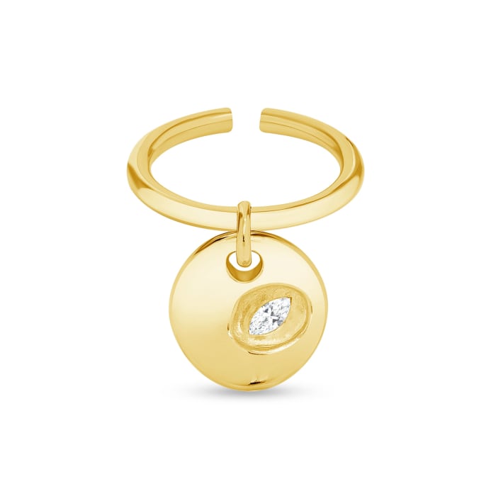 costolo omma yellow gold ring
