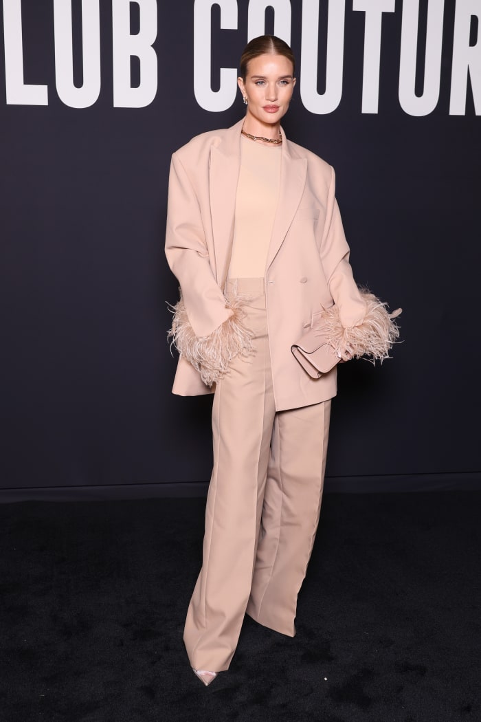 Rosie Huntington-Whitely Valentino Haute Couture Show Paris Spring 2023