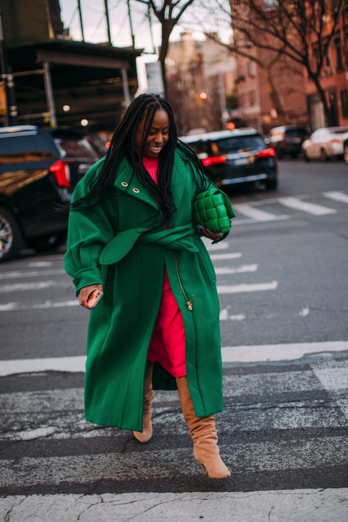 Black Leather Ruled Street Style on Day 1 of New York Fashion Week ...