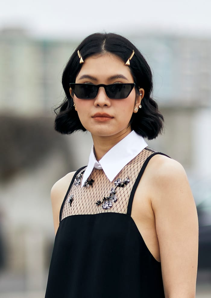 The Milan Street Style Crowd Really Leaned Into Maximalist Beauty Looks ...