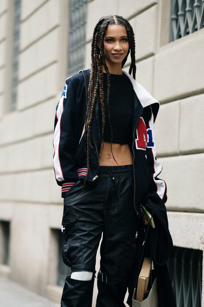 The Milan Street Style Crowd Really Leaned Into Maximalist Beauty Looks ...