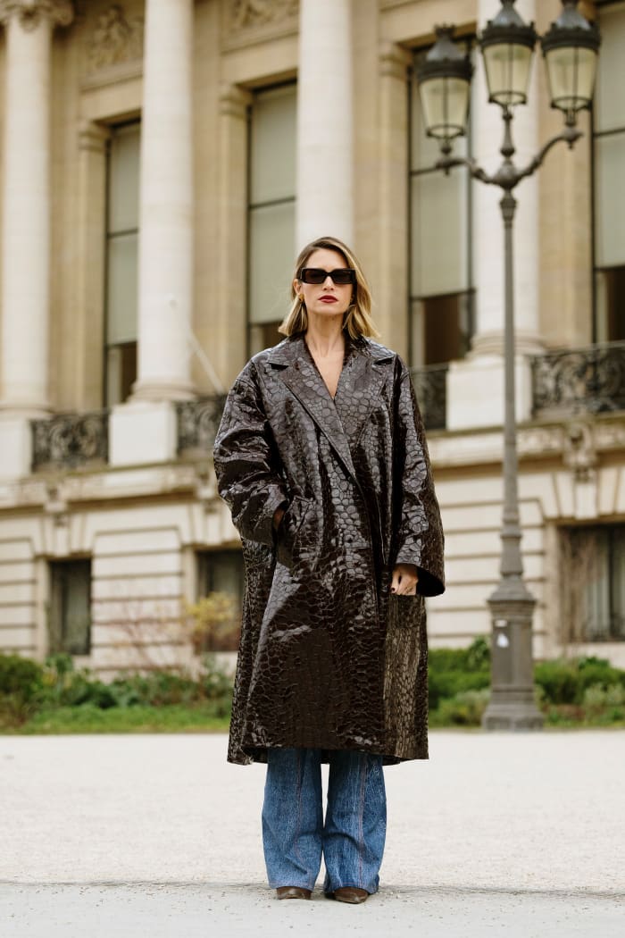 Showgoers Got Creative With Black and White on Day 7 of Paris Fashion ...