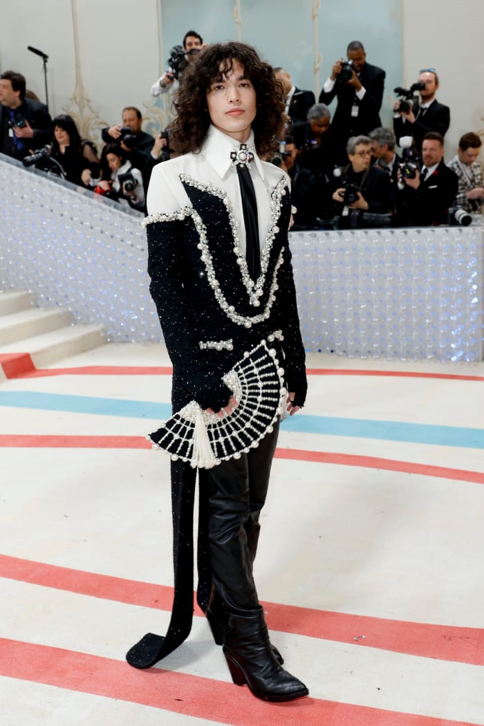 Celebrities Did Karl Lagerfeld Cosplay at the 2023 Met Gala Fashionista