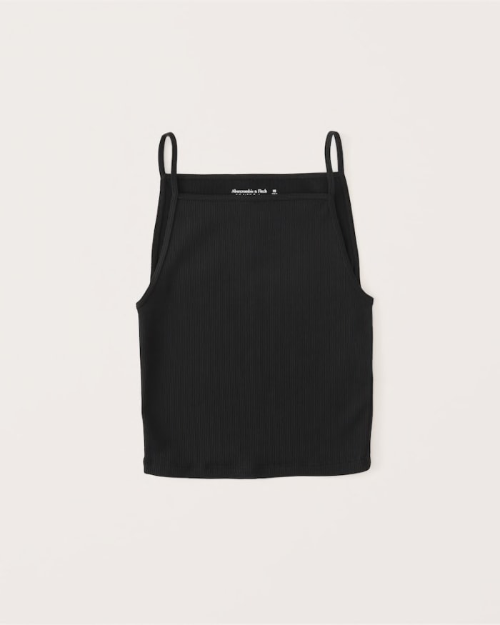 Abercrombie & Fitch Refined Seamless Rib Fabric Boatneck Tank, $24 (from $35), available here.