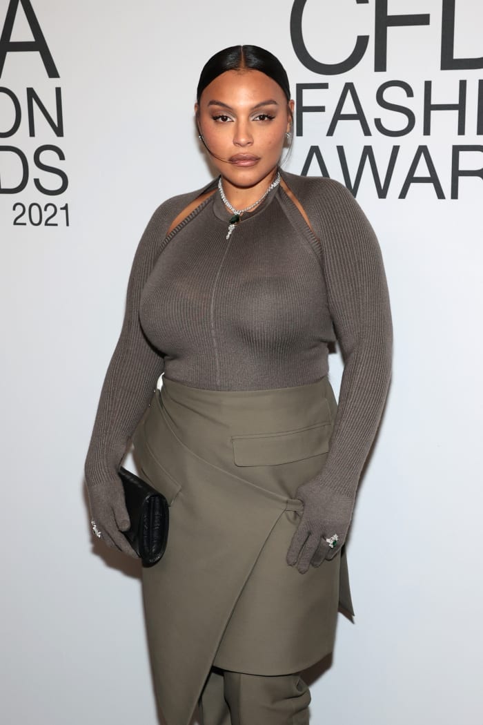 Paloma Elsesser in Peter Do at the 2022 CFDA Awards.
