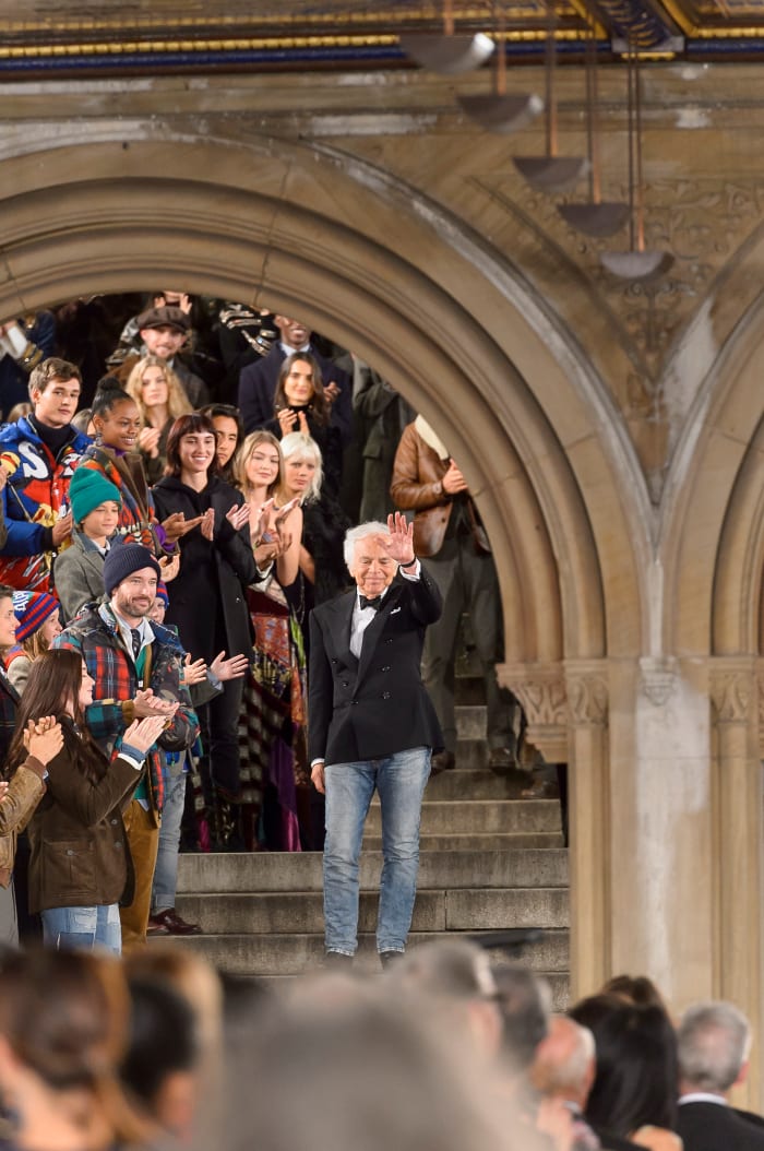 Paris cited Ralph Lauren's 50th anniversary show, which took place in Central Park, as a memorable runway experience.