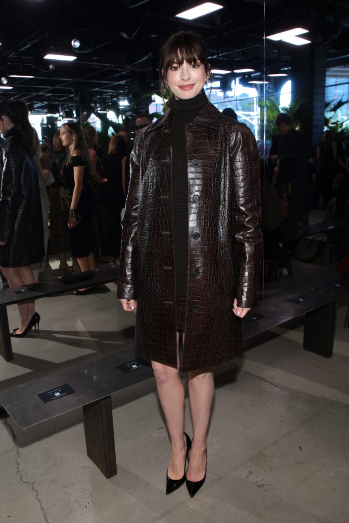 Anne Hathaway Michael Kors Spring 2023 Front Row 13