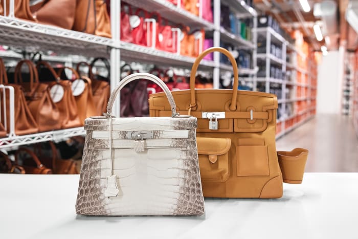 The Birkin Hermès, available for resale at Fashionphile, remains one of the most sought-after handbags on the platform.