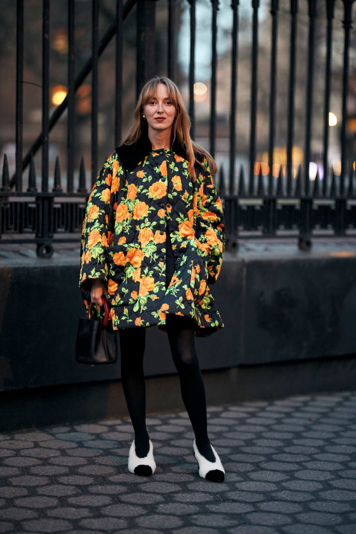 Statement Outerwear Ruled Day 2 of New York Fashion Week Street Style ...