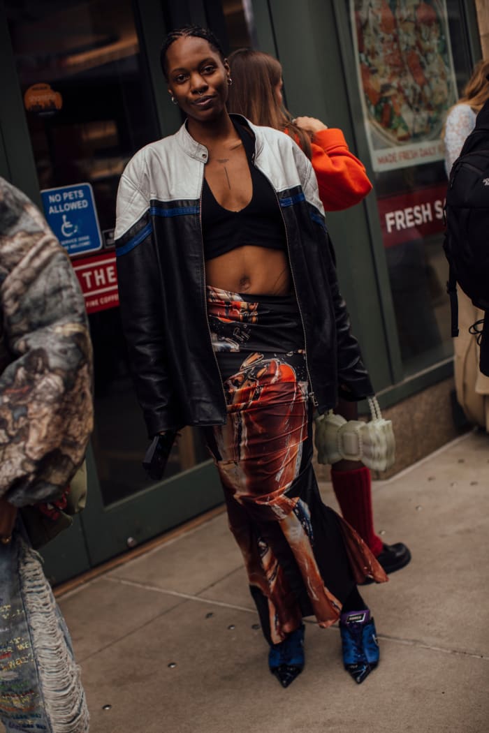 Statement Outerwear Ruled Day 2 of New York Fashion Week Street Style ...