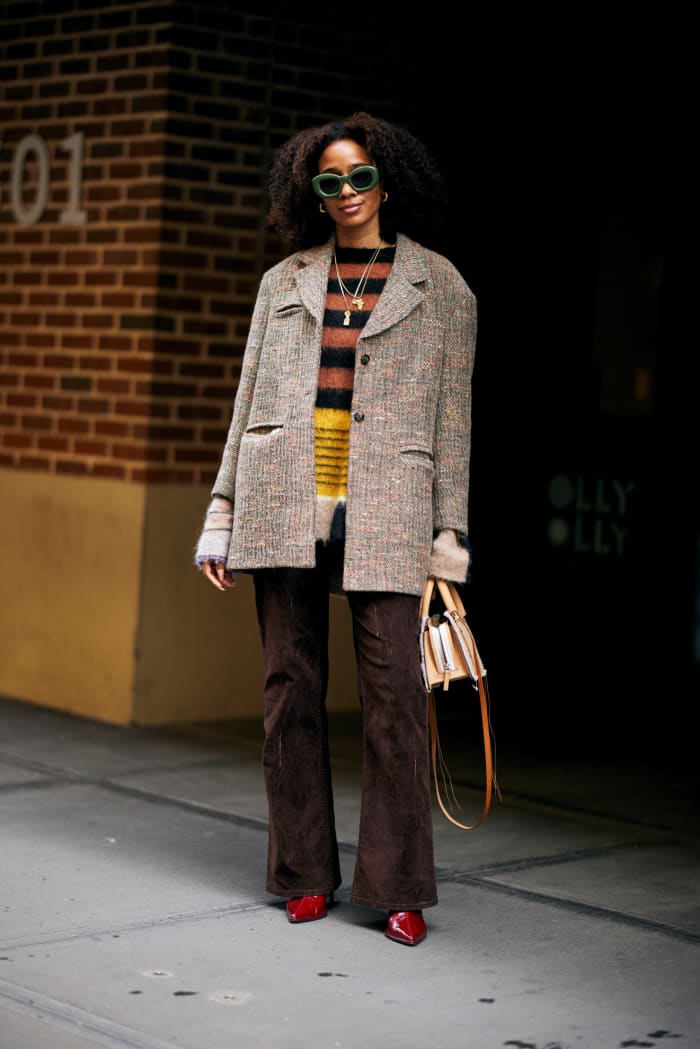 On Day 4, New York Fashion Week Street Style Was All About Leather ...