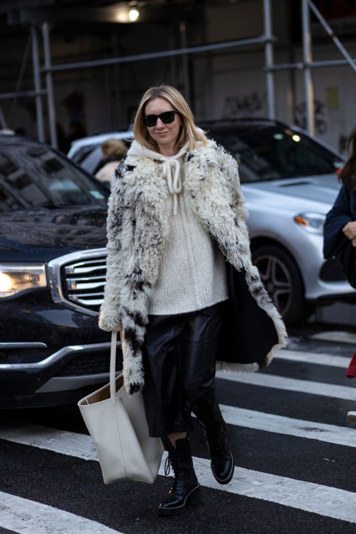 See What the Fashion Crowd Wore to Trudge Through Snow on Day 5 of New ...