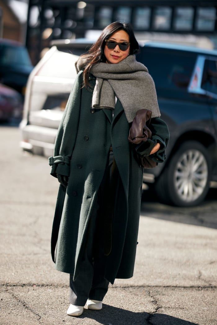 Showgoers Stuck To Shades Of Grey For The Final Day Of New York Fashion ...