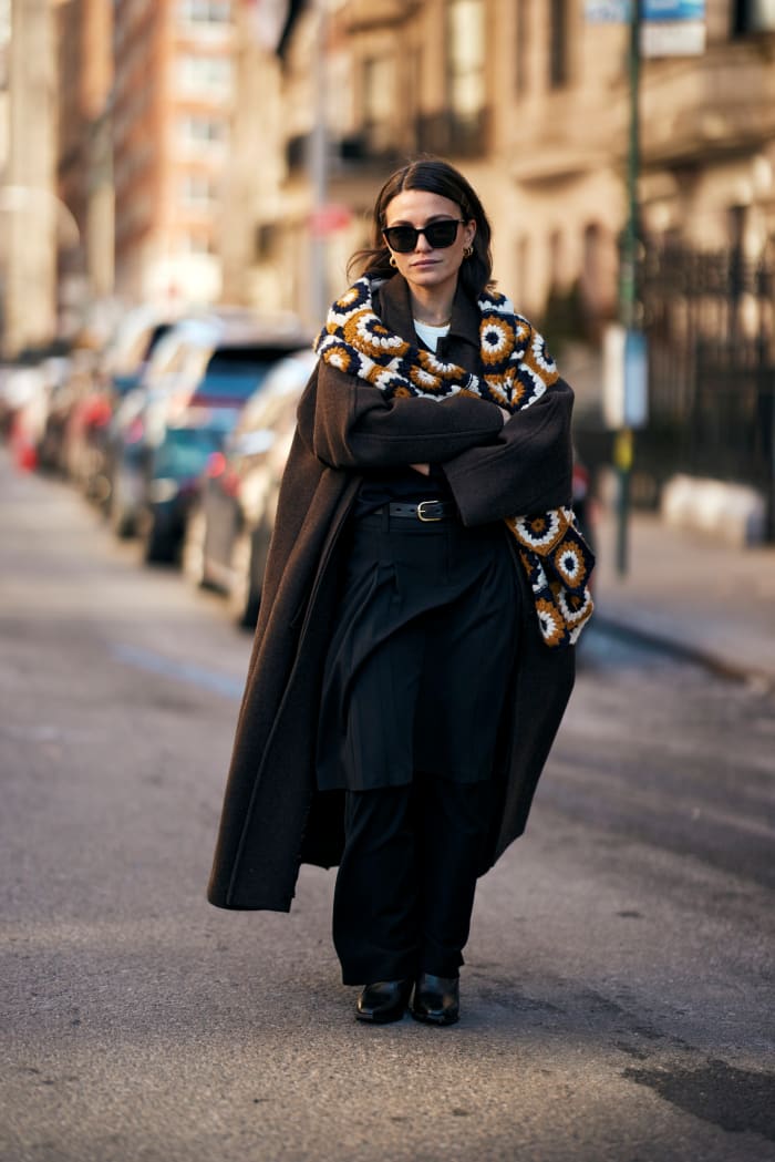 Showgoers Stuck to Shades of Grey for the Final Day of New York Fashion ...