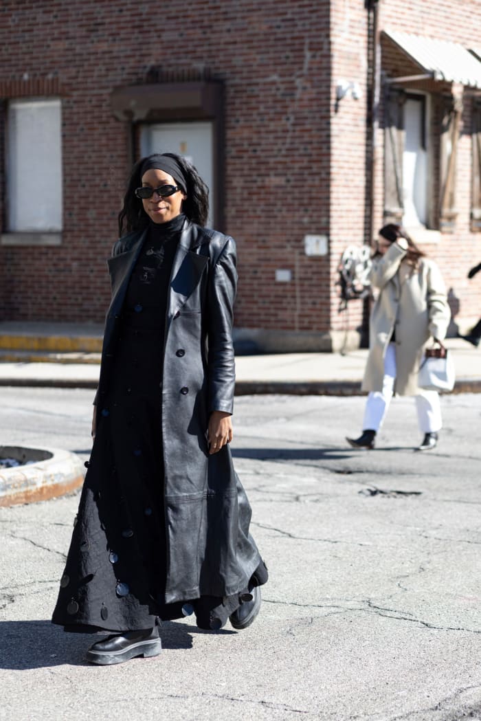 Showgoers Stuck to Shades of Grey for the Final Day of New York Fashion ...