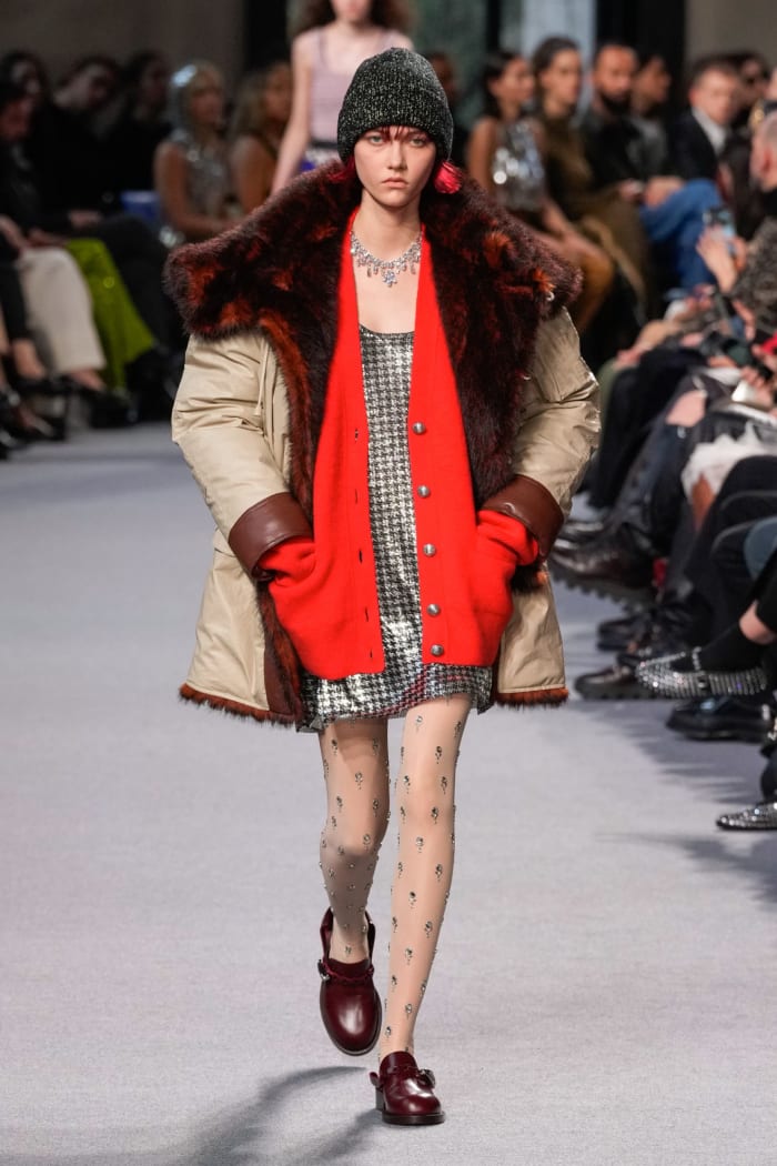 Rabanne's Fall 2024 Collection Is Full of Patterned Knitwear - Fashionista