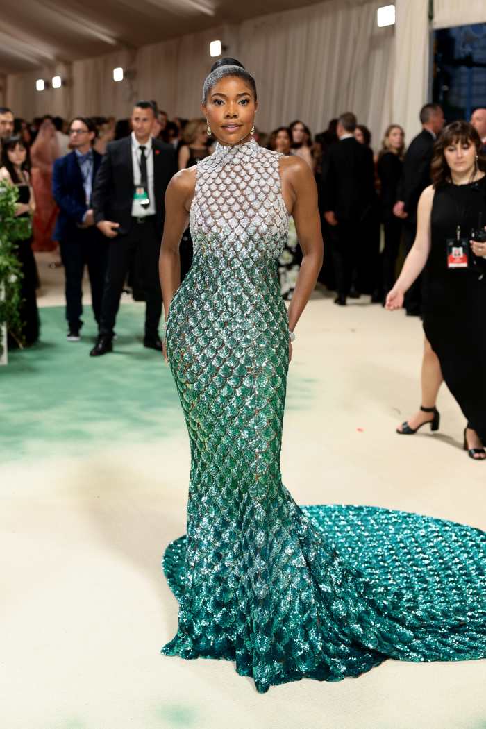 How Gabrielle Union's Water-Inspired 2024 Met Gala Look Came Together ...