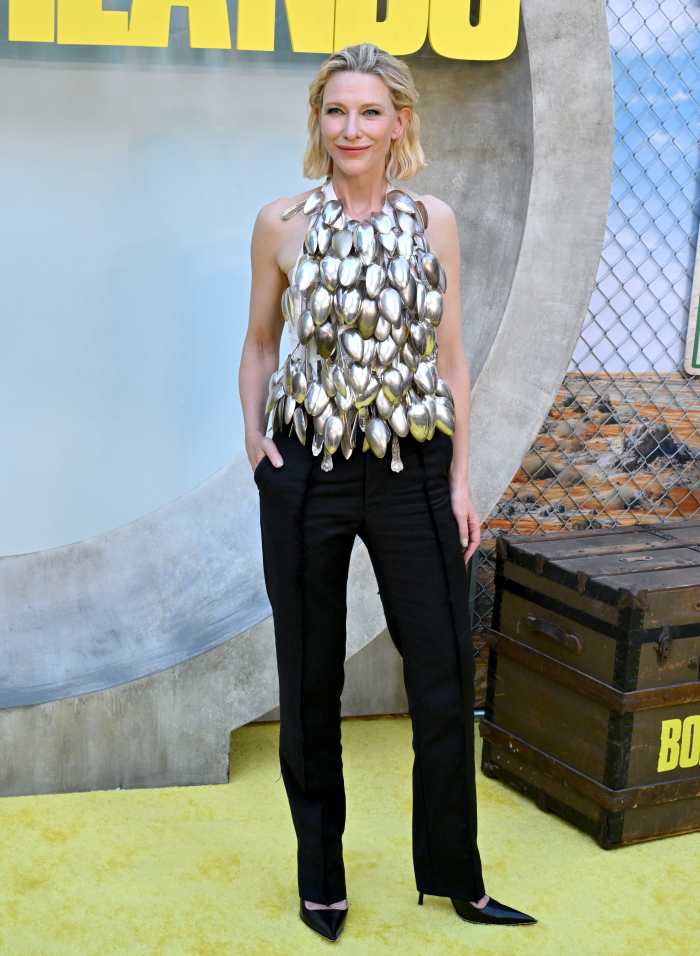 Cate Blanchett wearing a Hodakova top at the Los Angeles premiere of "Borderlands."