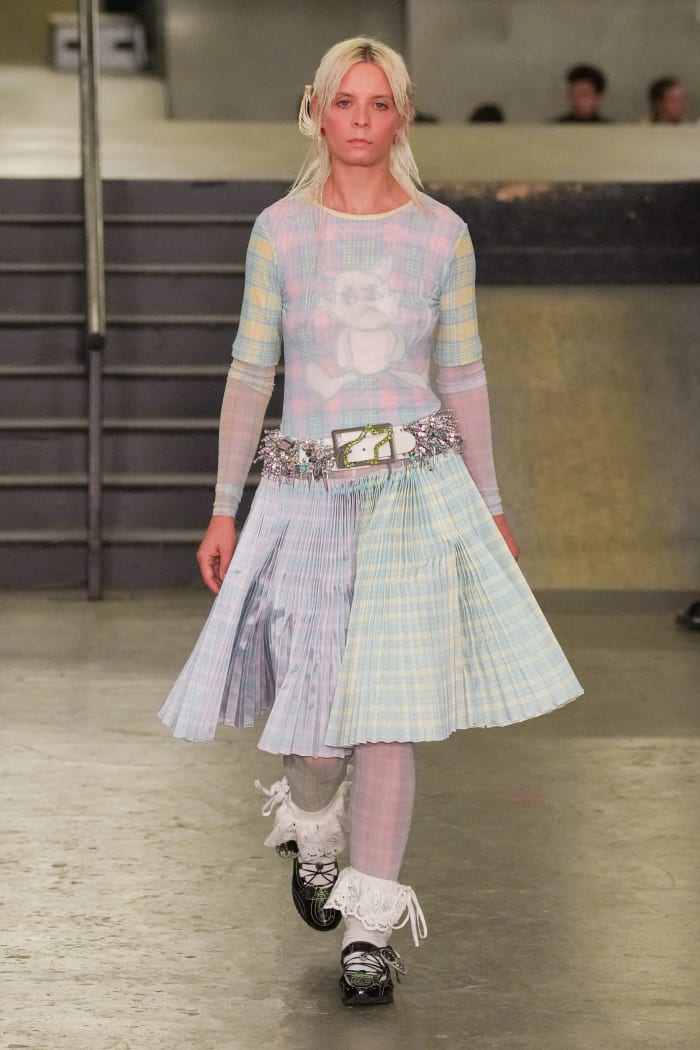 Chopova Lowena Goes All In On 90s Grunge And Punk Culture For Spring   Chopova Lowena Spring 2024 London Fashion Week 031 