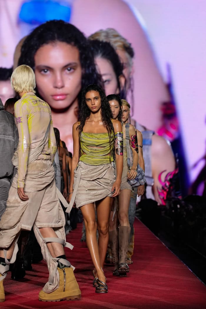 Diesel's Spring 2024 Collection Looks Like It's Been Through a Lot (and