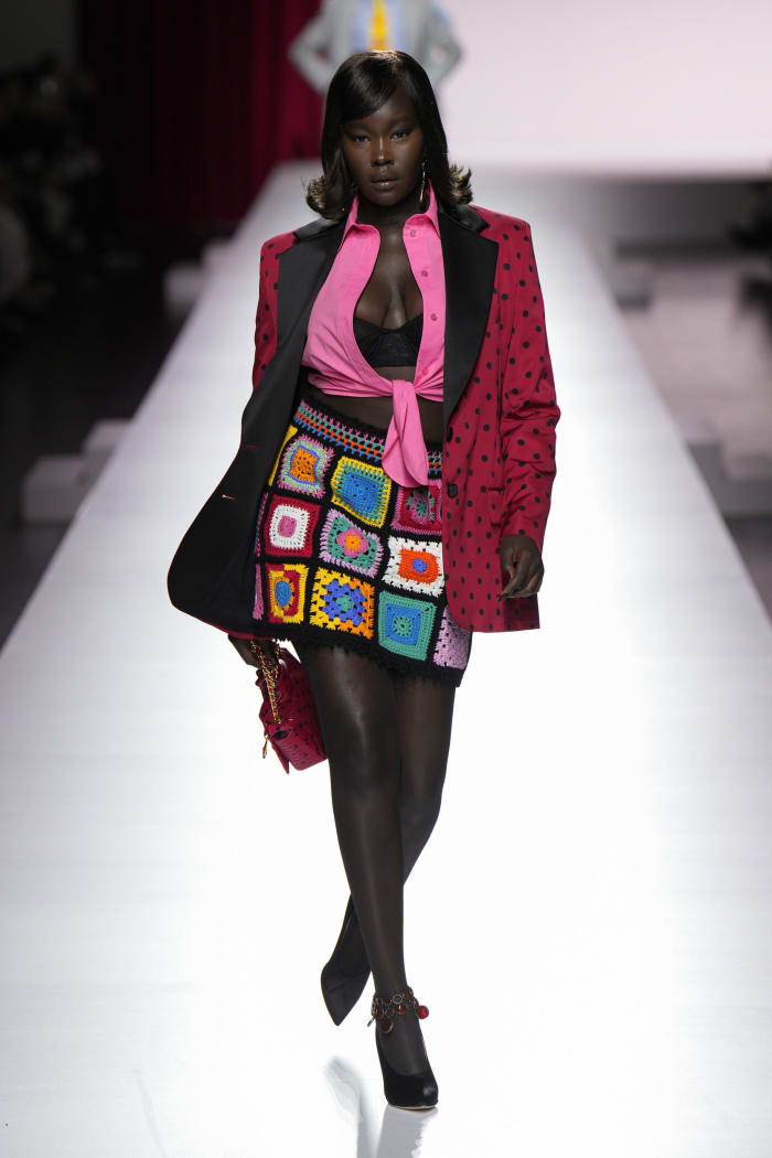 4 Very Different Stylists Put On Their Designer Hats For Moschino S   Moschino Spring 2024 13 