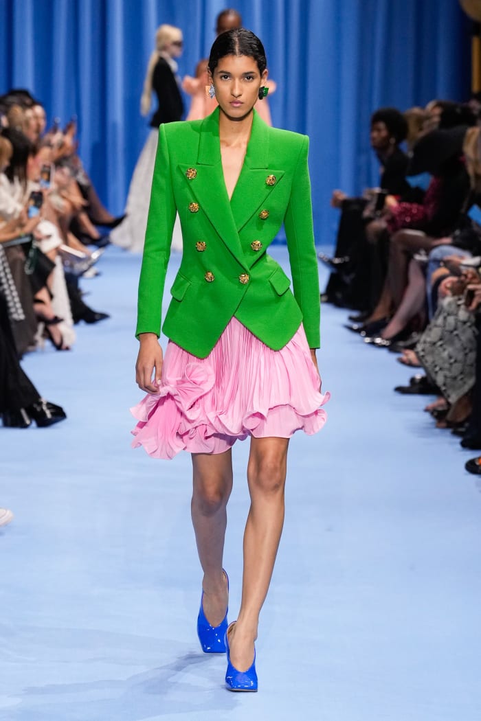 Balmain Spring 2024 Was All Roses (Despite That One Thorn) Fashionista