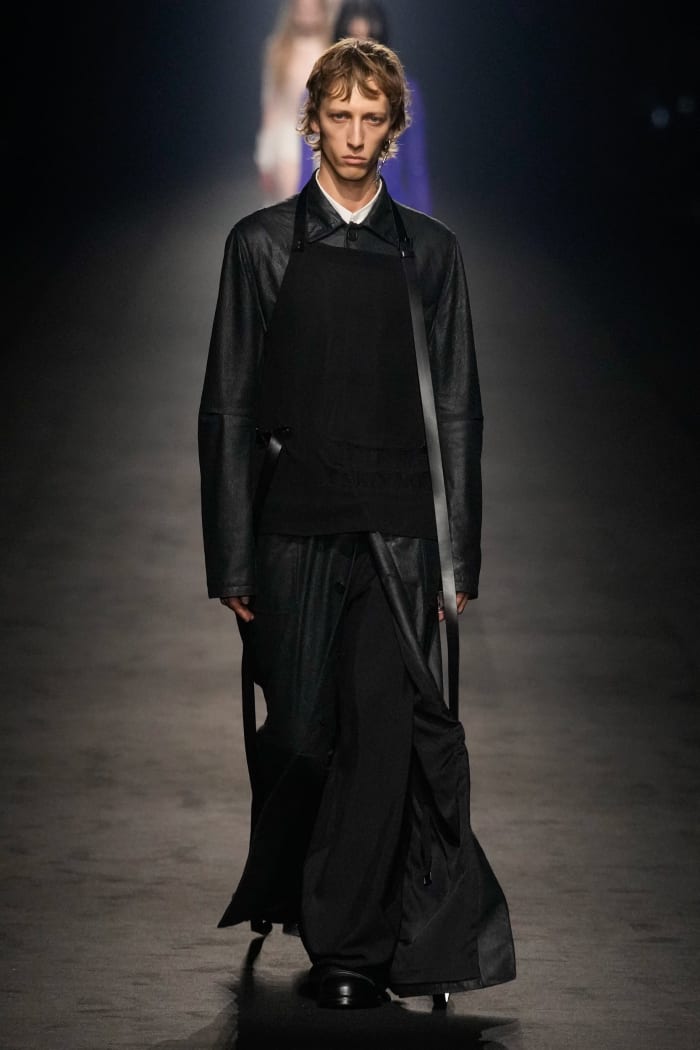 Stefano Gallici Makes Debut at Ann Demeulemeester for Spring 2024 ...