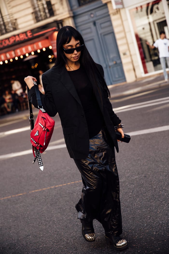 Showgoers Were All About Texture on Day 6 of Paris Fashion Week Street ...