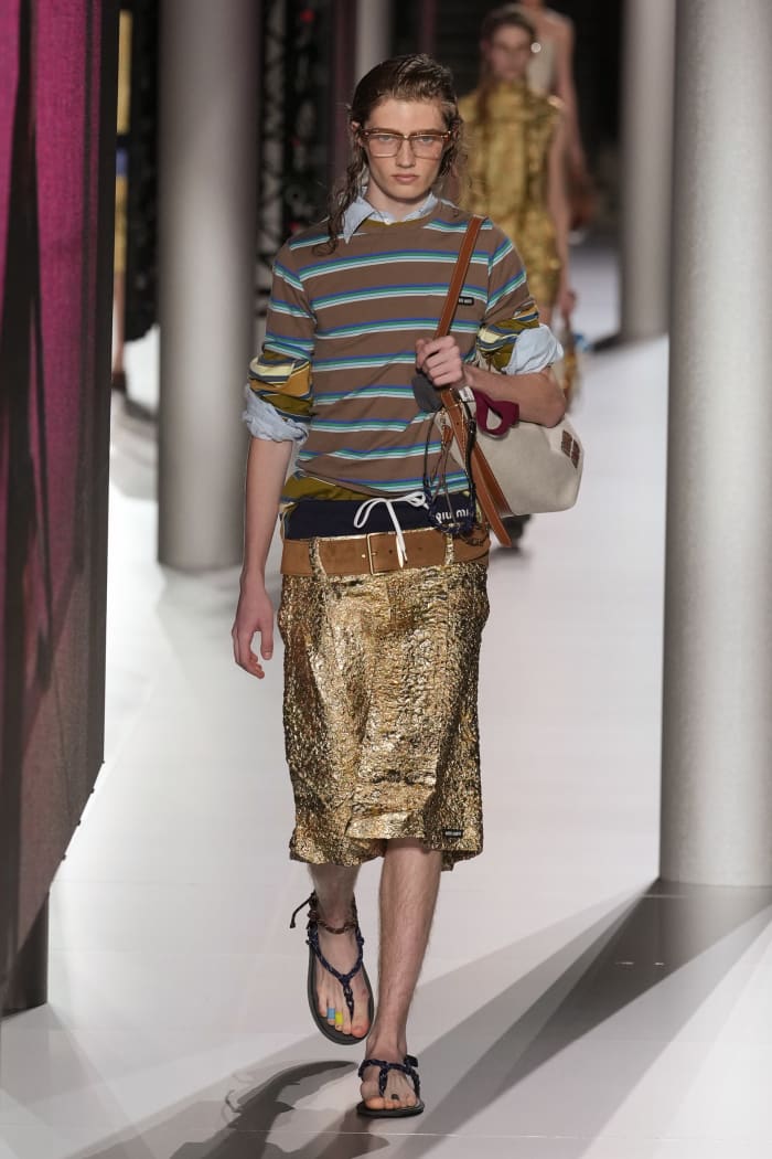 Miu Miu S Preppy Spring 2024 Collection Is A Y2K Fever Dream Fashionista   Miu Miu Spring 2024 Collection 45 