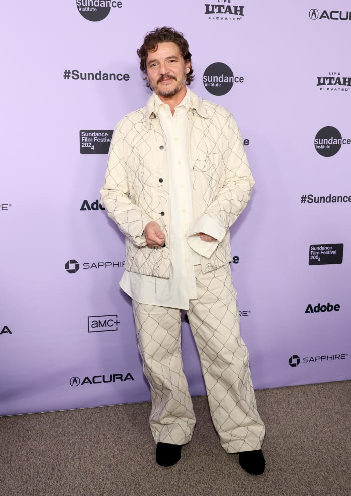 See What All Of Your Favorite Celebs Wore At The 2024 Sundance Film   Pedro Pascal 2024 Sundance Film 4 