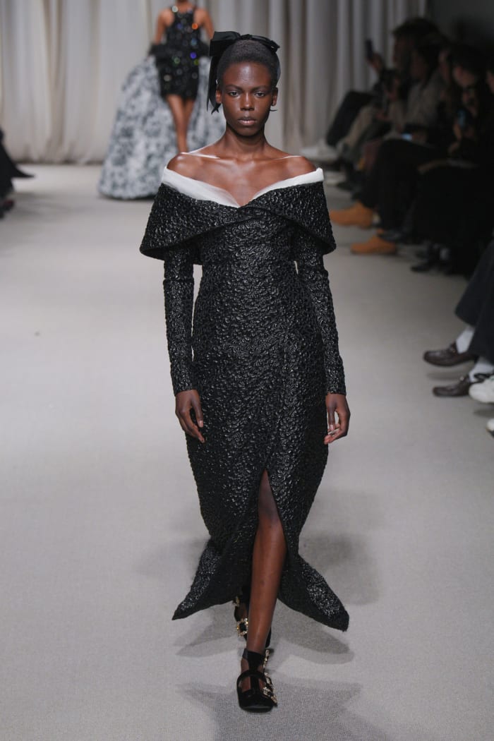 Giambattista Valli Opts for Bare Shoulders and Big Skirts for Spring ...