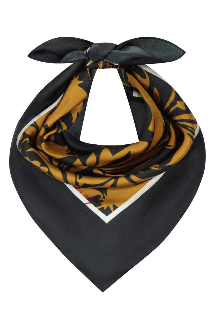 Bien Abye Golden Garden Silk Bandana