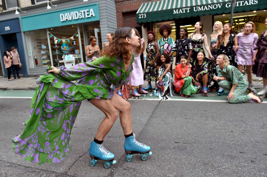 A look from Cynthia Rowley's Spring 2019 collection. Photo: Mike Coppola/Getty Images for NYFW: The Shows