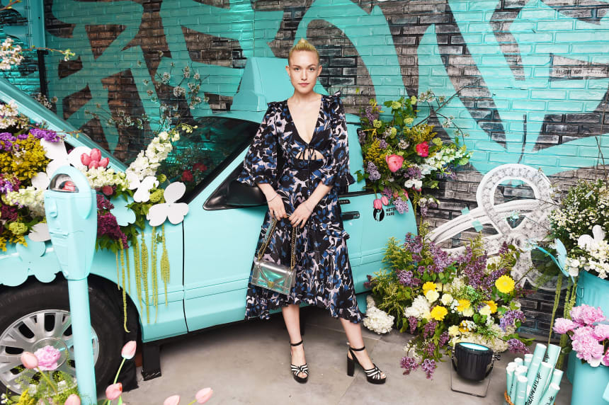 Carlotta Kohl at the Tiffany & Co. Paper Flowers event and Believe in Dreams campaign launch. Photo: Nicholas Hunt/Getty Images