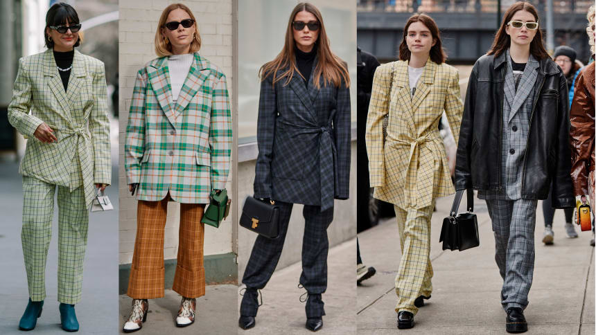 Plaid Suits Were Everywhere on Day 4 of New York Fashion Week - Fashionista