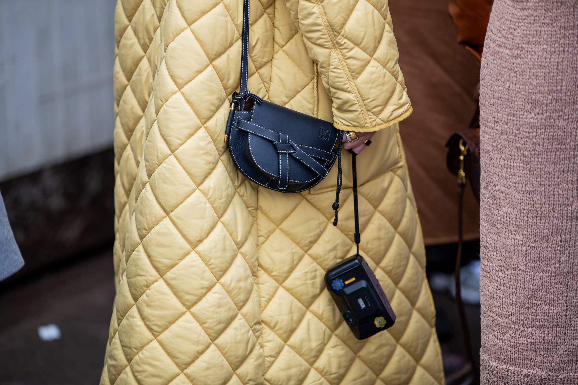 Contrasted Quilted Coat For Refined Warmth main image 0